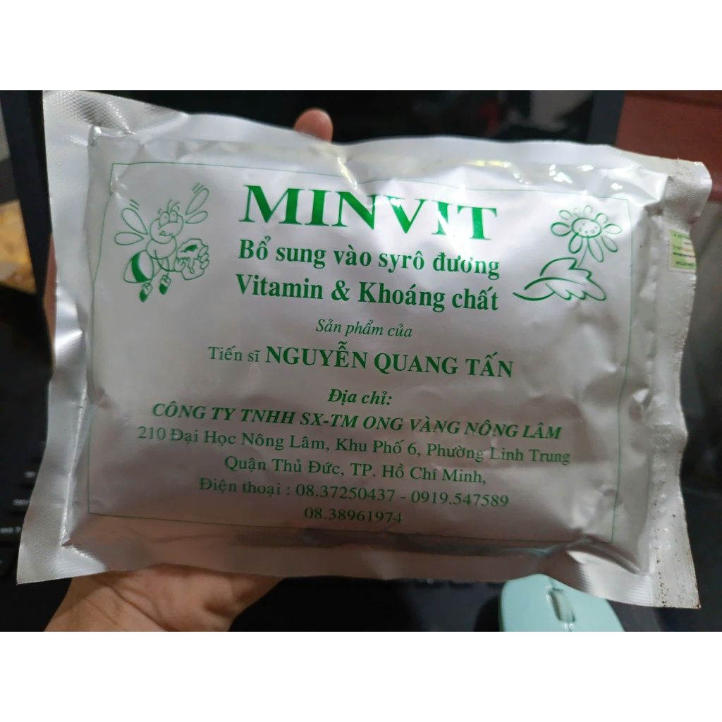 Gói thức ăn bổ sung dinh dưỡng cho ong Minvit - Ảnh 4
