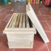 [Nhi VTO] set hoàn chỉnh gồm 1 thùng nuôi ong +5 cầu căng dây kẽm+5 chân tầng +tặng kèm ván ngăn