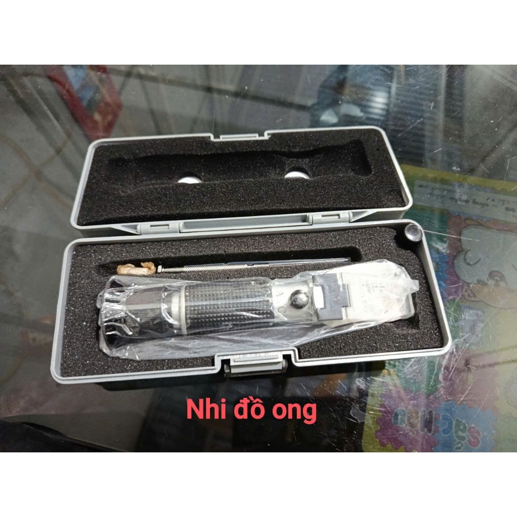 Máy đo thủy phần Khúc xạ kế- đo thủy phần trong mật ong, xyro đường. - Ảnh 9