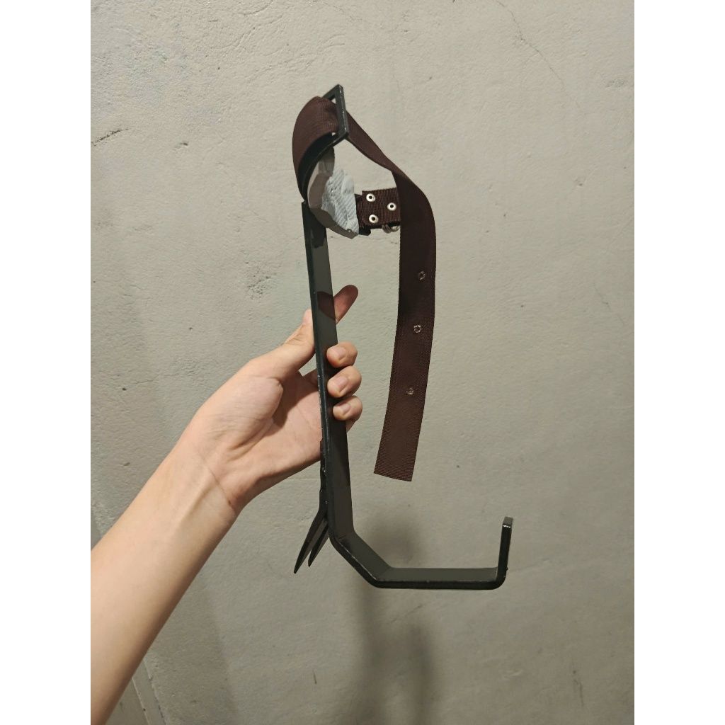 Guốc trèo cây thép 2 đinh, 1 đinh, inox bắt ong rừng - hái lan - Ảnh 9